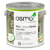 Белая краска для окон и дверей OSMO 2104 Holz-Deckfarbe